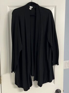 J. Jill Black Open-Front Women's Cardigan